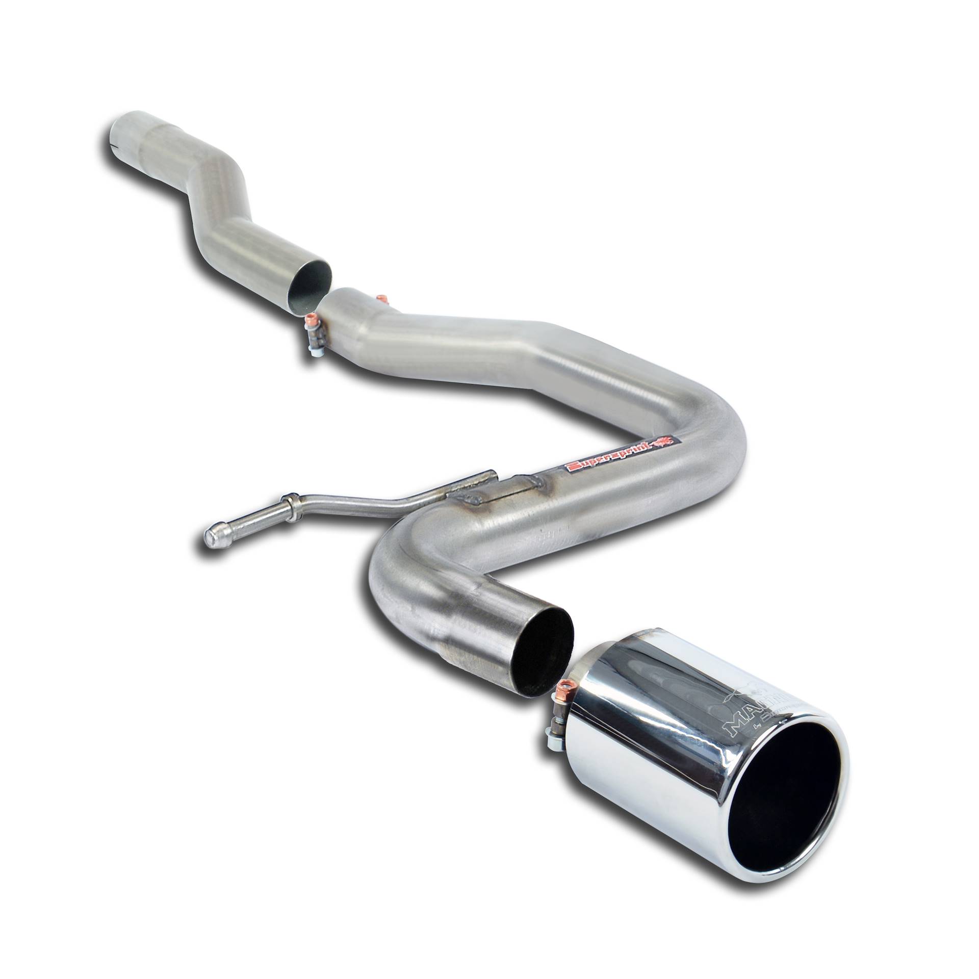Rear pipe O100 (Muffler delete)